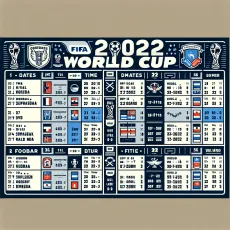 Football world cup 2022 schedule