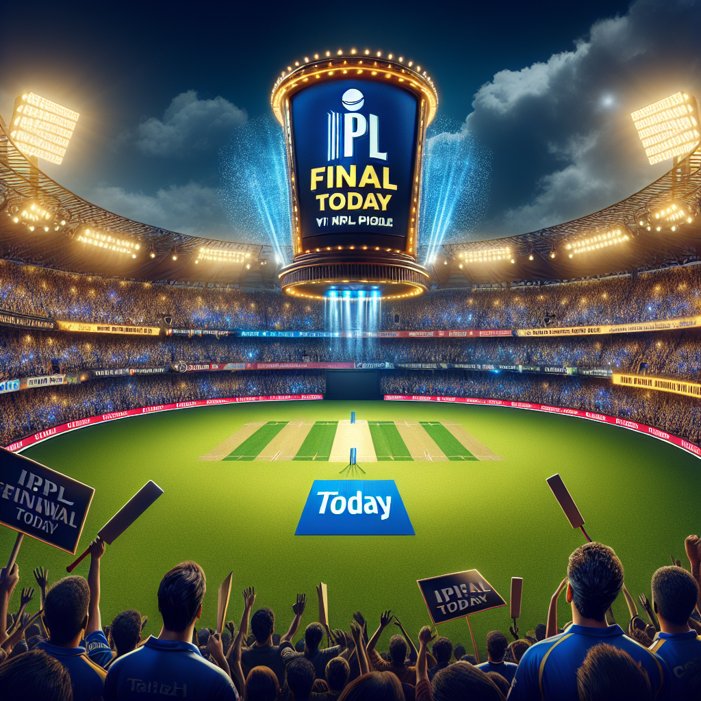 is ipl final today