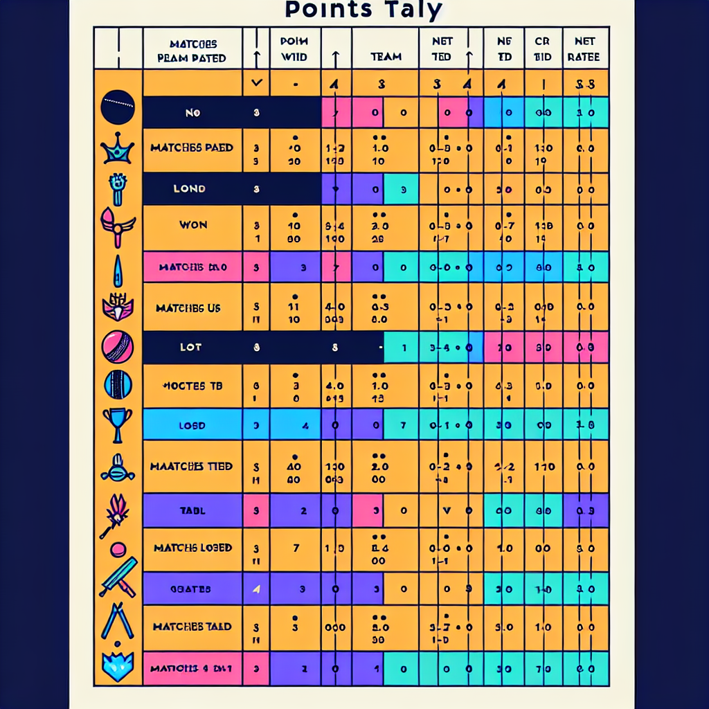 ipl point tally